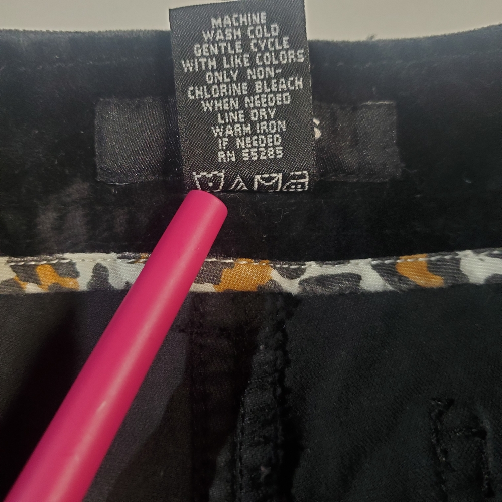 Velvet Like Express Midnight Black Flare Pants - Picture 11 of 13